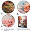 «Peach Maple Trees Enchanted», impression d'art mural floral-31952875-31952851