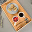 Table de service pliable en bambou