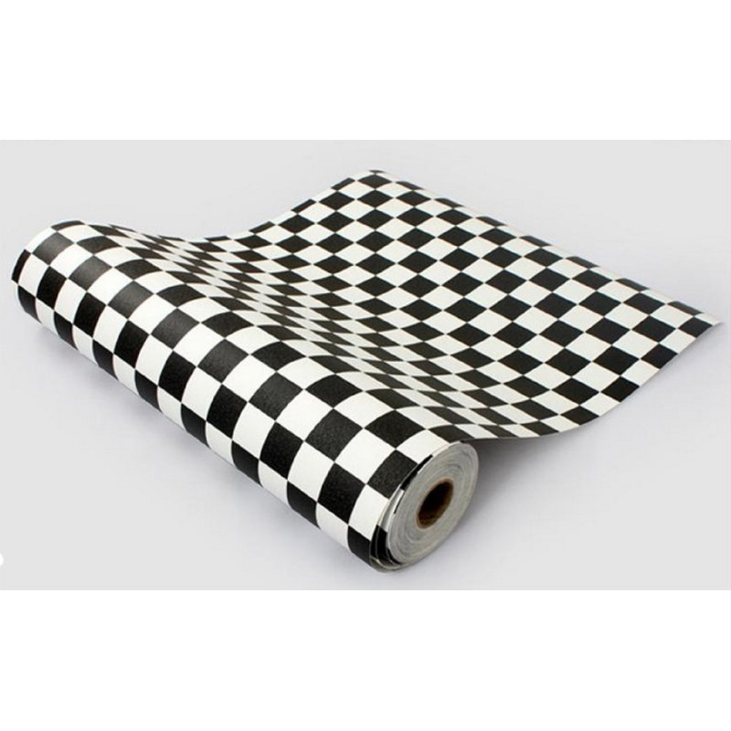 Aledo 16.5' L x 17.7" W Peel and Stick Wallpaper Roll, Black