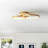 Arlyss 3-Light 21.7" Simple Circle LED Semi Flush Mount-1124389707