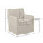 Fauteuil d'appoint crème voir ci-dessous
