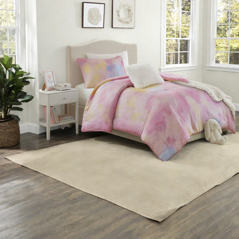 Ensemble de literie OEKO TEX, polyester simple TG, aquarelle moderne confort