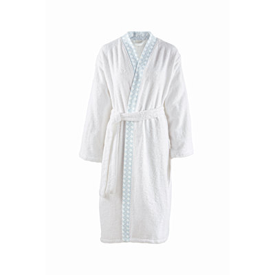 Hespérides Cotton Terry Cloth Above Knee Bathrobe