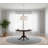 Transitional 3 Light Silk String Shade Chandelier
