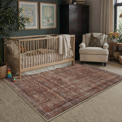 Tapis décoratif rétro Riva