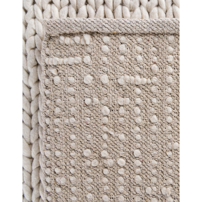 Tapis en laine tissé à la main Yanellie, Tapis de couloir 2 pi x 6 pi 7 po