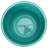 Indoor Ceramic Plant Pot – 7 Inch Turquoise Decorative Planter with Drainage Hole and Attached Saucer