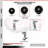 4 Piece Polyolefin Caster Set