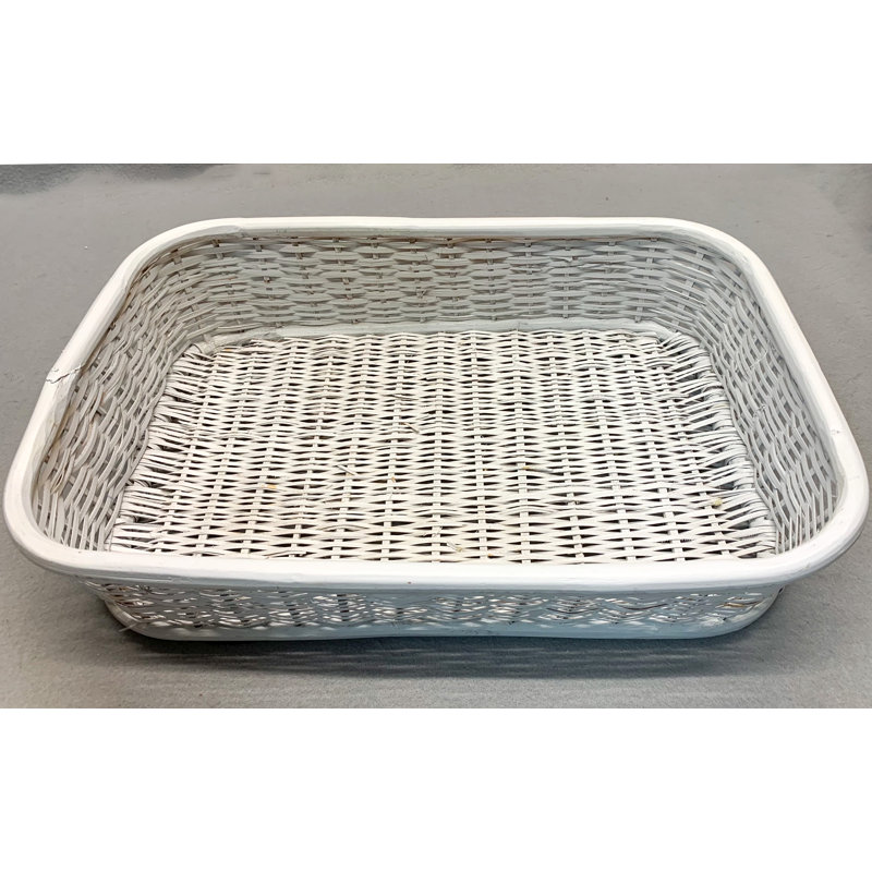 Plateau de coiffeuse en rotin Roselyn