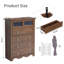  Commode 5 tiroirs Alesha (l 31,5 po)-1348506812