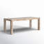 Parson 79" Wide Pine Wood Dining Table