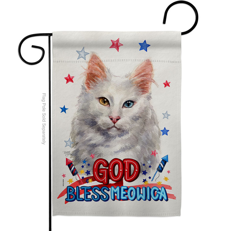Double Sided 18.5'' H x 13'' W Polyester Animal Garden Flag