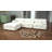 Cylar 104" Wide Velvet Reversible Modular L Shaped Sectional Sofa & Chaise with Ottoman-1453230691