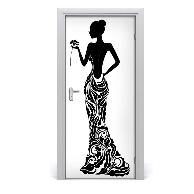Fashion Illustration Door Decal