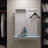 Wall Bulit-In Ironing Board Cabinet with Mirror