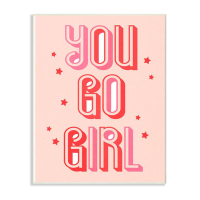 «You Go Girl» par Daphne Polselli, reproduction d'art texturée