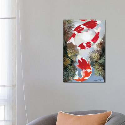 Koi IV by Willem Haenraets - Wrapped Canvas Painting
