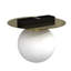 Gilivary Glass Semi Flush Mount-340816482