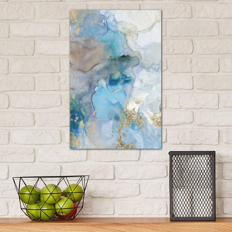 Emerald Pool II by Tom Reeves - Wrapped Canvas Painting, 30.48 cm H x 45.72 cm W