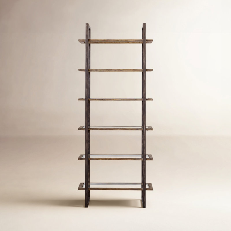 Adams 90" H x 36" W Etagere Bookcase