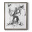 Graphite abstrait II, toile encadrée de qualité supérieure - prête à être accrochée-196585756-196585754