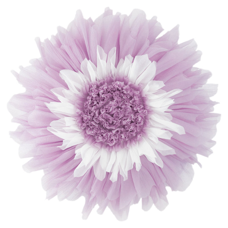 Coussin décoratif 3D 14 po, Mauve