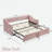 Upholstered Daybed With Pop Up Trundle-1847279673