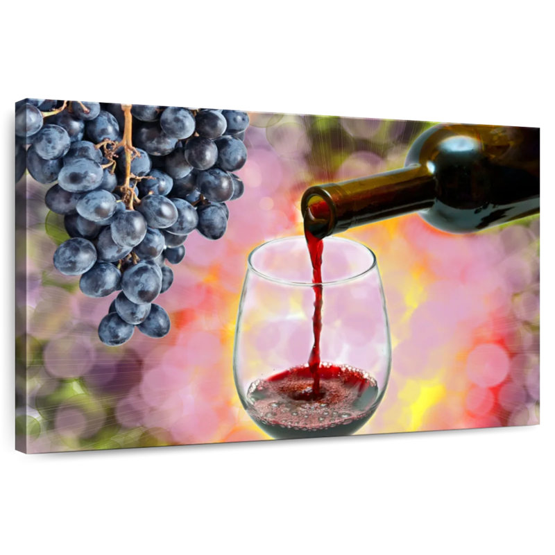 Yarlin décantant le vin rouge au verre, H 8 po x l 12 po