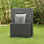 Fontaine d'eau de jardin moderne 31,8 po H