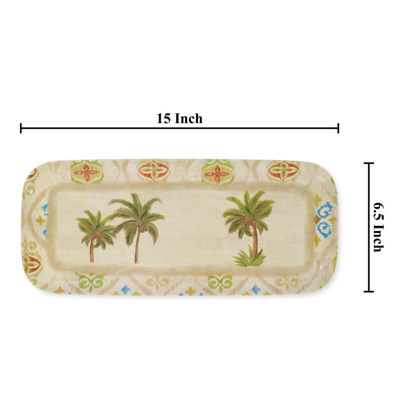 Elie Melamine Tray - Set of 2