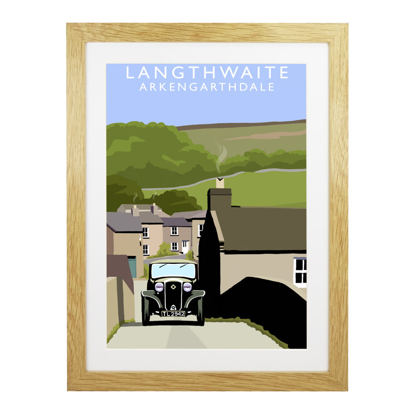 Richard O'Neil - Print, Oak Wood Frame, 43.5 cm H x 33.5 cm W x 2.2 cm D