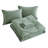 Washed Microfiber 7-Pieces Honeycomb Comforter Set with Sheets-233380298-233380299