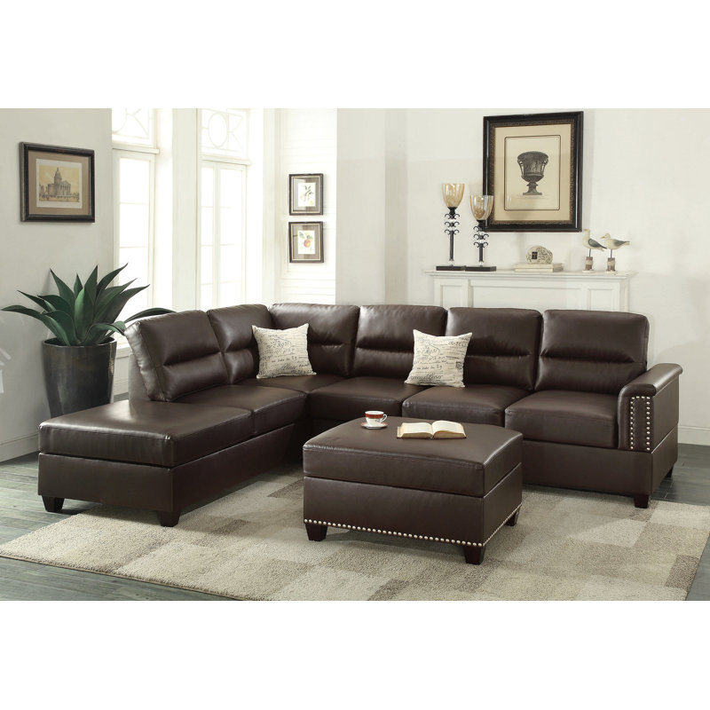 Ensemble de canapé modulaire réversible 3 pièces New Living