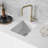 Pietra STYLISH 16 inch Dual Mount Single Bowl Composite Granite Kitchen Sink with Strainer-62196757