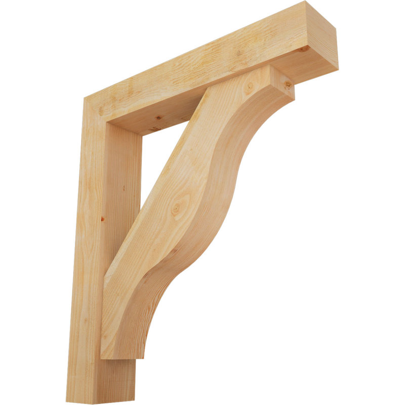 Support Funston Block avec support décalé, 48 x 42, Sapin Douglas de l 8 po (scié brut)