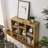 Open Wooden Open Shelf Bookcase, Freestanding Display Storage Cabinet With 7 Cube-1728462133