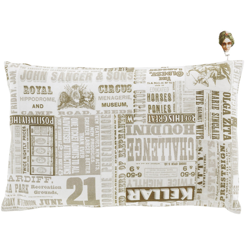  Down Cotton Throw Pillow, 18" H x 18" W x 4" D, Olive/Moss/Sea Foam/Tangerine/Forest/Peach