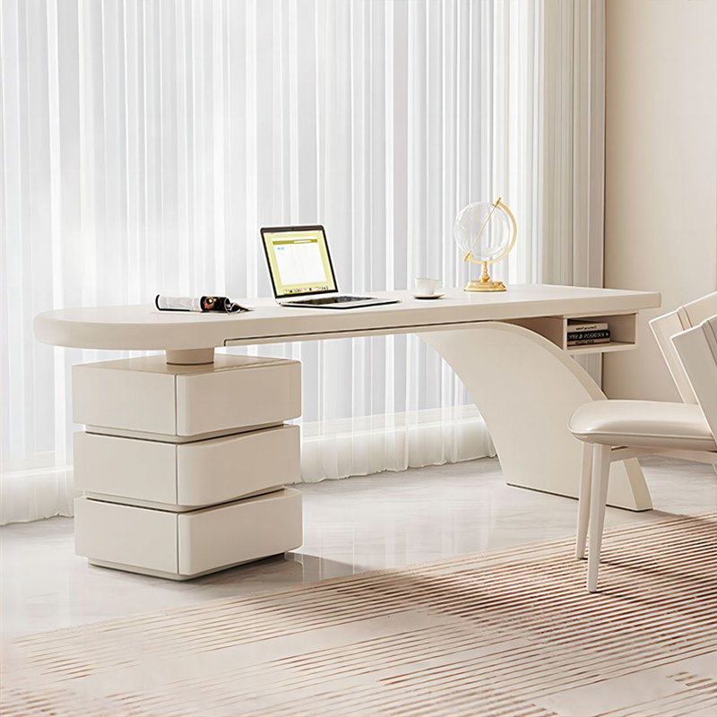 Le bureau et la table d'écriture sont modernes et simples, H 29,53 po x l 62,99 po x P 27,56 po