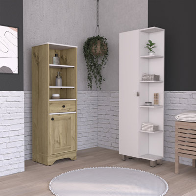 Abdias Wall Bathroom Storage Furniture Set