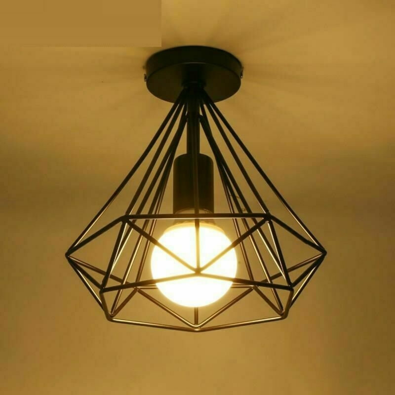 Akima Flush Mount, Black