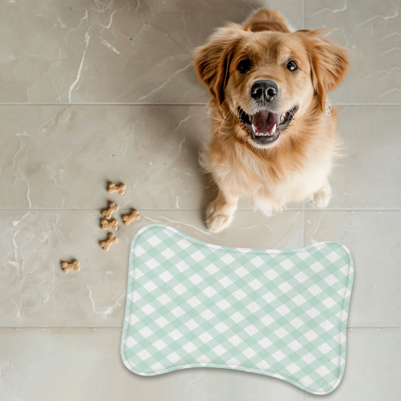 Delicate Shades - 1 Piece Bone Shape Feeding Mat