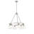 Felda 6 - Light Steel Dimmable Cone Chandelier-99998921-99998923