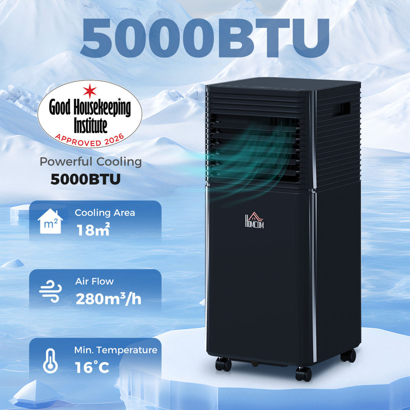 5000 BTU Portable Air Conditioner with Remote