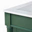 Meuble-lavabo simple avec grandes tablettes de rangement-85642191