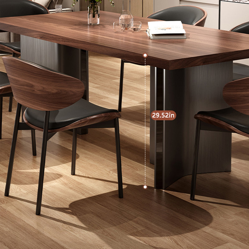 Table de salle à manger luxueuse, H 29,52 po x L 55,11 po x l 31,49 po