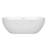 Brooklyn 67'' x 30'' Soaking Acrylic Bathtub-97306381