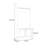 White Pine Freestanding Hall Tree Coat Rack