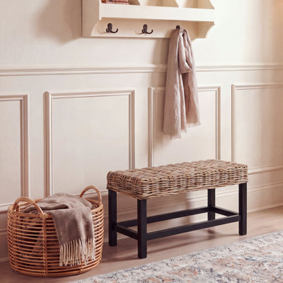 Tabouret décoratif en bois massif Willow