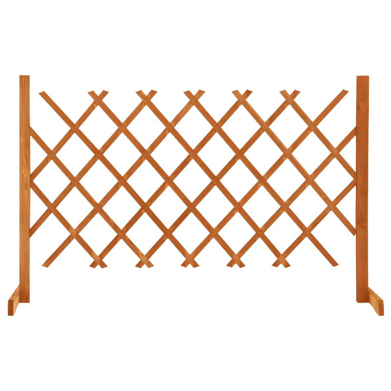 Broumov Fence Panels Fencing, Orange, 90cm H x 120cm W