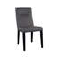 Chaise rembourrée grise